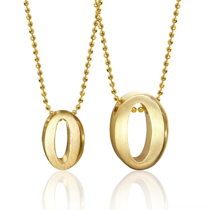 Alex Woo Number 0 Charm Necklace
