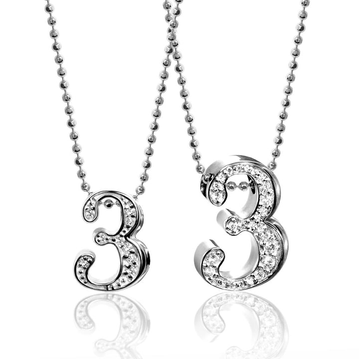 Alex Woo Number 3 Charm Necklace