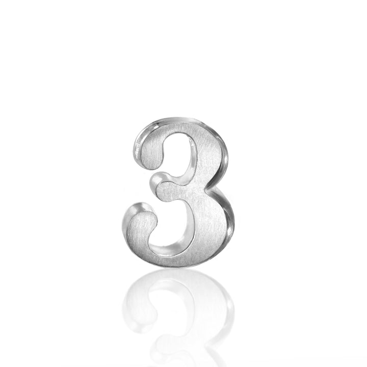 Alex Woo Number 3 Charm Necklace