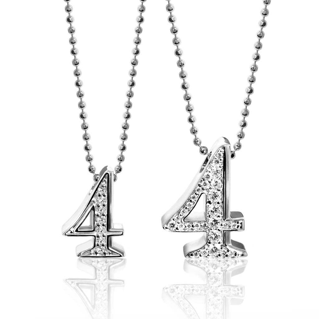 Alex Woo Number 4 Charm Necklace