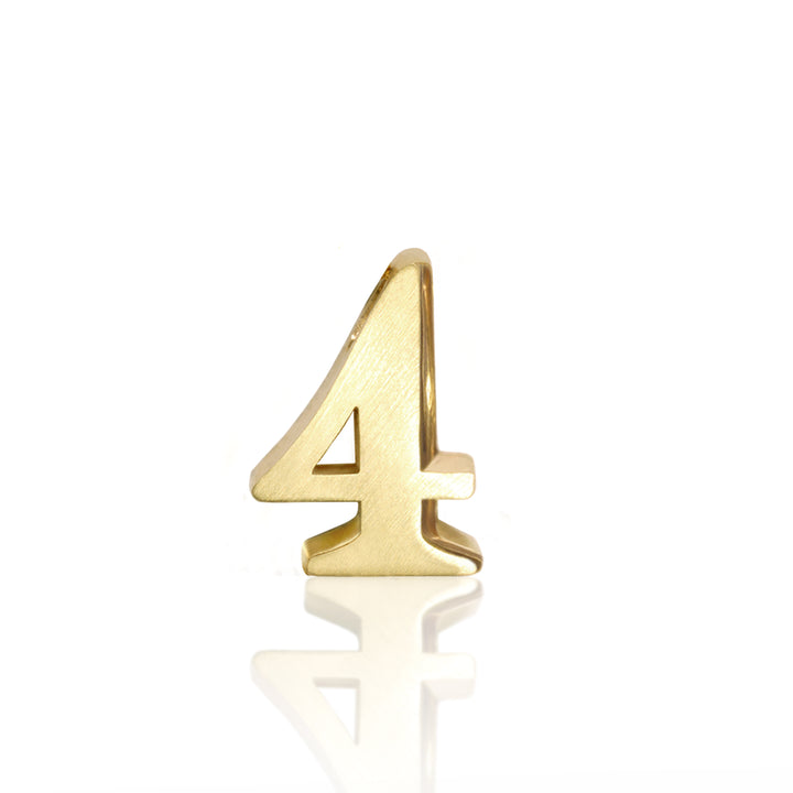 Alex Woo Number 4 Charm Necklace