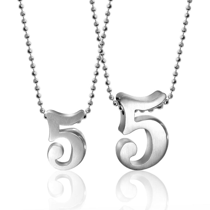 Alex Woo Number 5 Charm Necklace