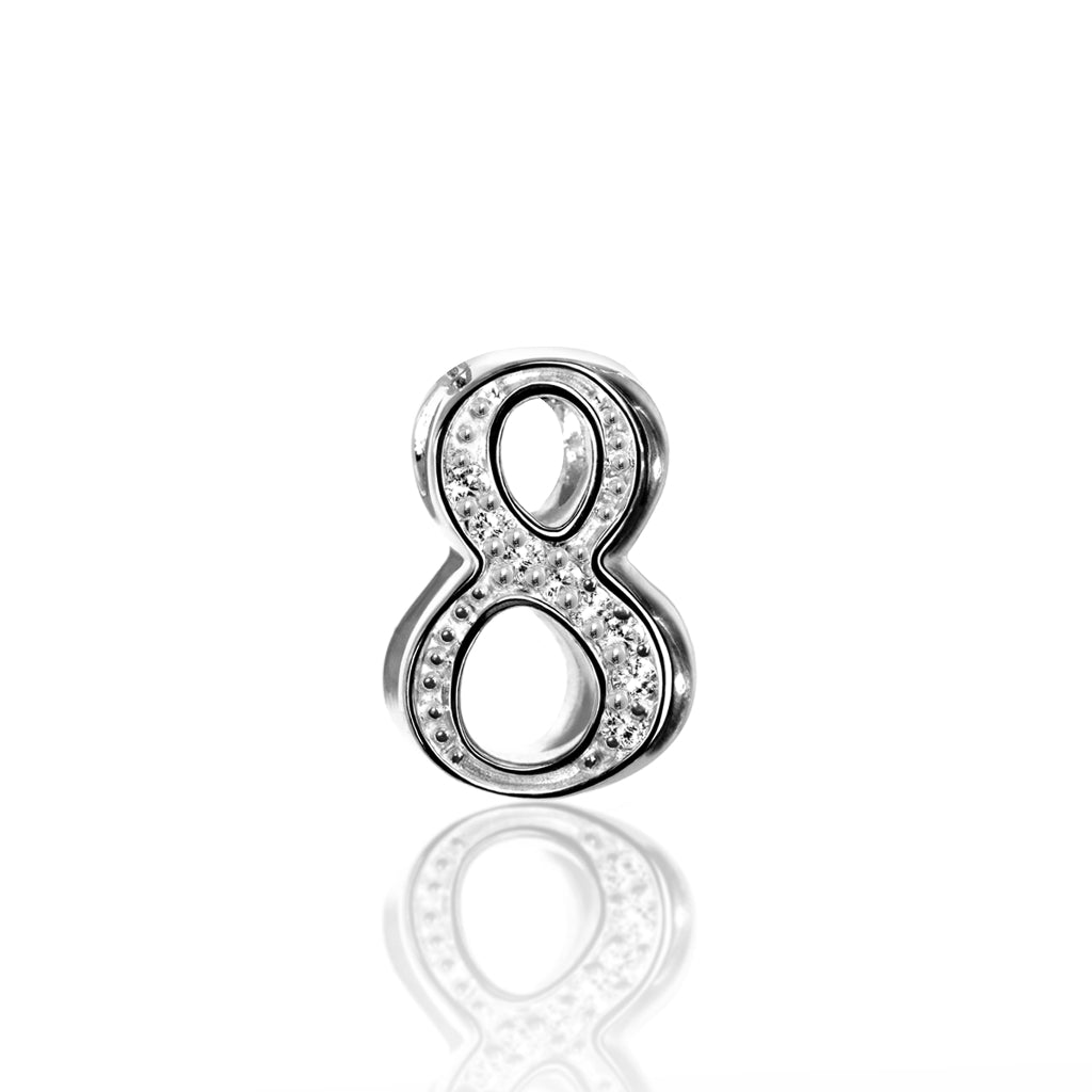 Alex Woo Little Number 8 Charm Necklace – Alex Woo Jewelry