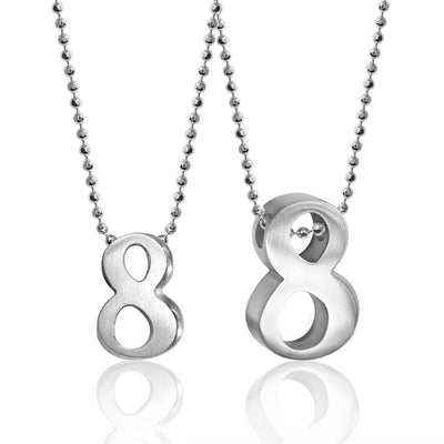 Alex Woo Number 8 Charm Necklace