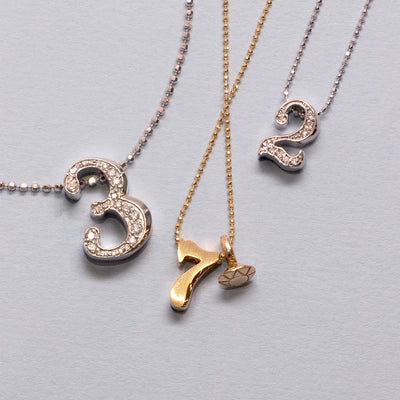 Alex Woo Number 7 Charm Necklace