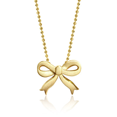 Alex Woo Princess Bow Charm Necklace