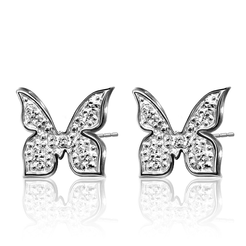 Alex Woo Princess Butterfly Earrings