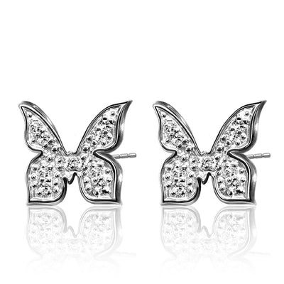 Alex Woo Princess Butterfly Earrings