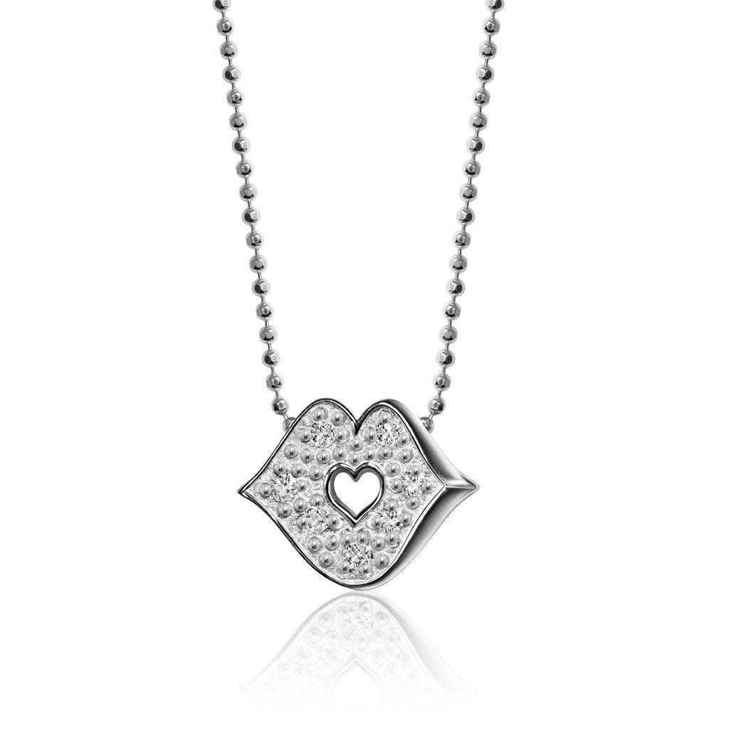 Alex Woo Princess Kiss Charm Necklace