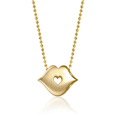 Alex Woo Princess Kiss Charm Necklace