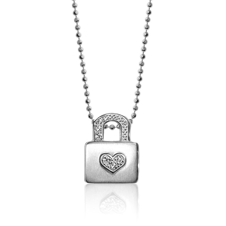 Alex Woo Princess Lock Charm Necklace
