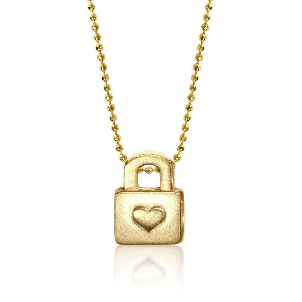 Alex Woo Princess Lock Charm Necklace