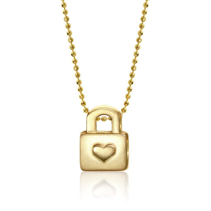 Alex Woo Princess Lock Charm Necklace