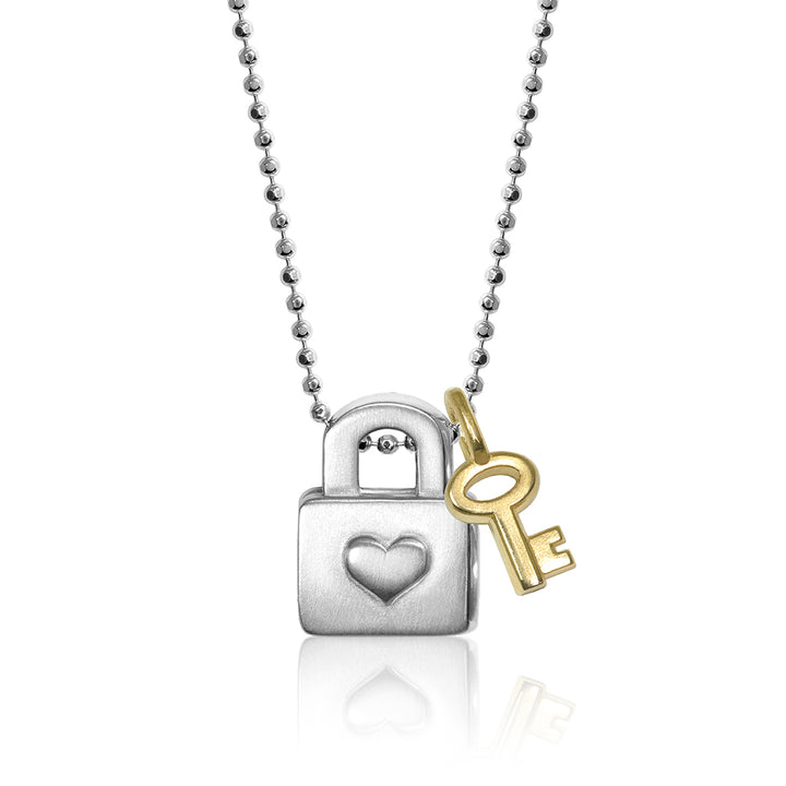 Alex Woo Princess Lock with Mini Additions™ Key Charm Necklace