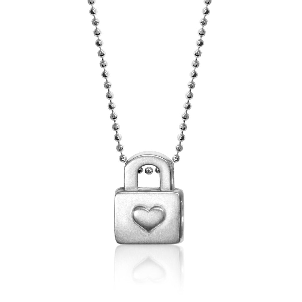 Alex Woo Princess Lock Charm Necklace