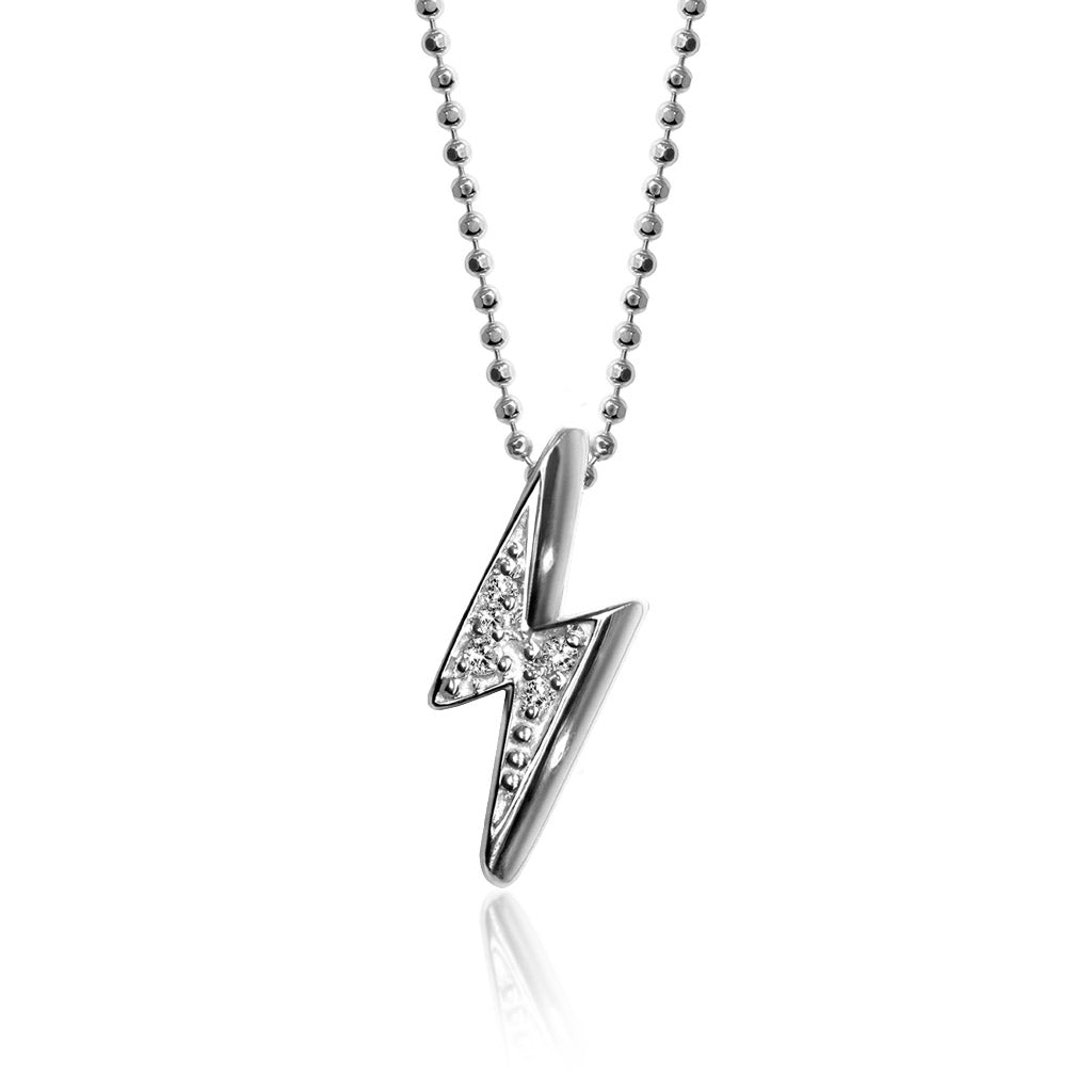 Alex Woo Rock Star Lightning Bolt Charm Necklace