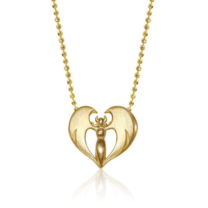 Alex Woo Rock Star Angel Charm Necklace