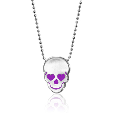 Alex Woo Rock Star Skull Charm Necklace