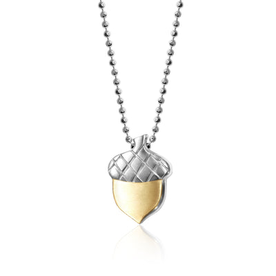 Alex Woo Seasons Acorn Charm Necklace