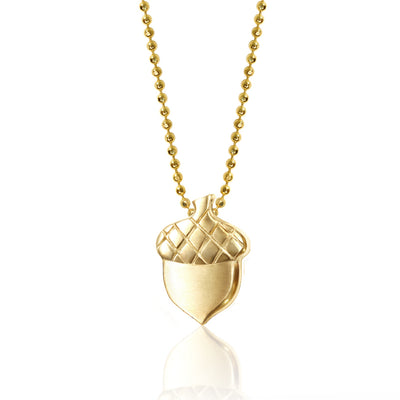 Alex Woo Seasons Acorn Charm Necklace