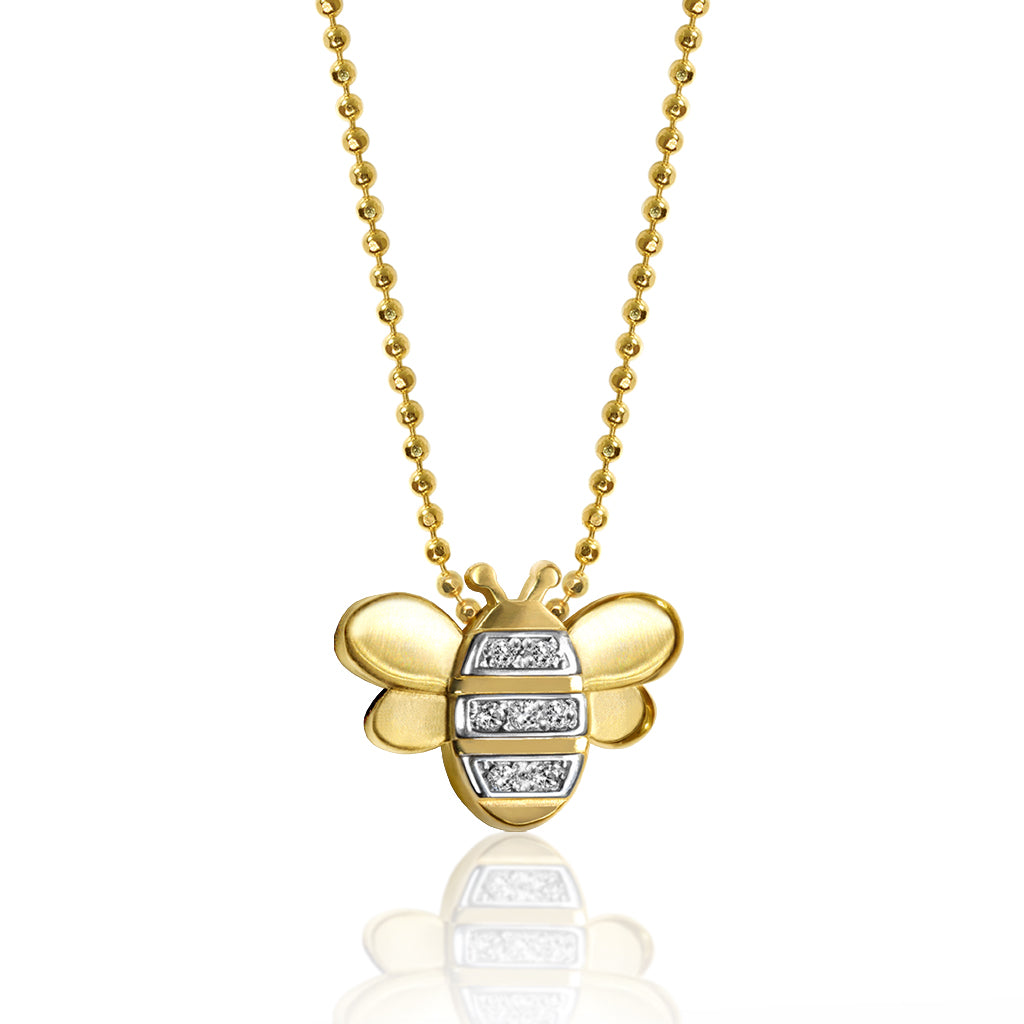 Alex Woo Seasons Bee Charm Necklace