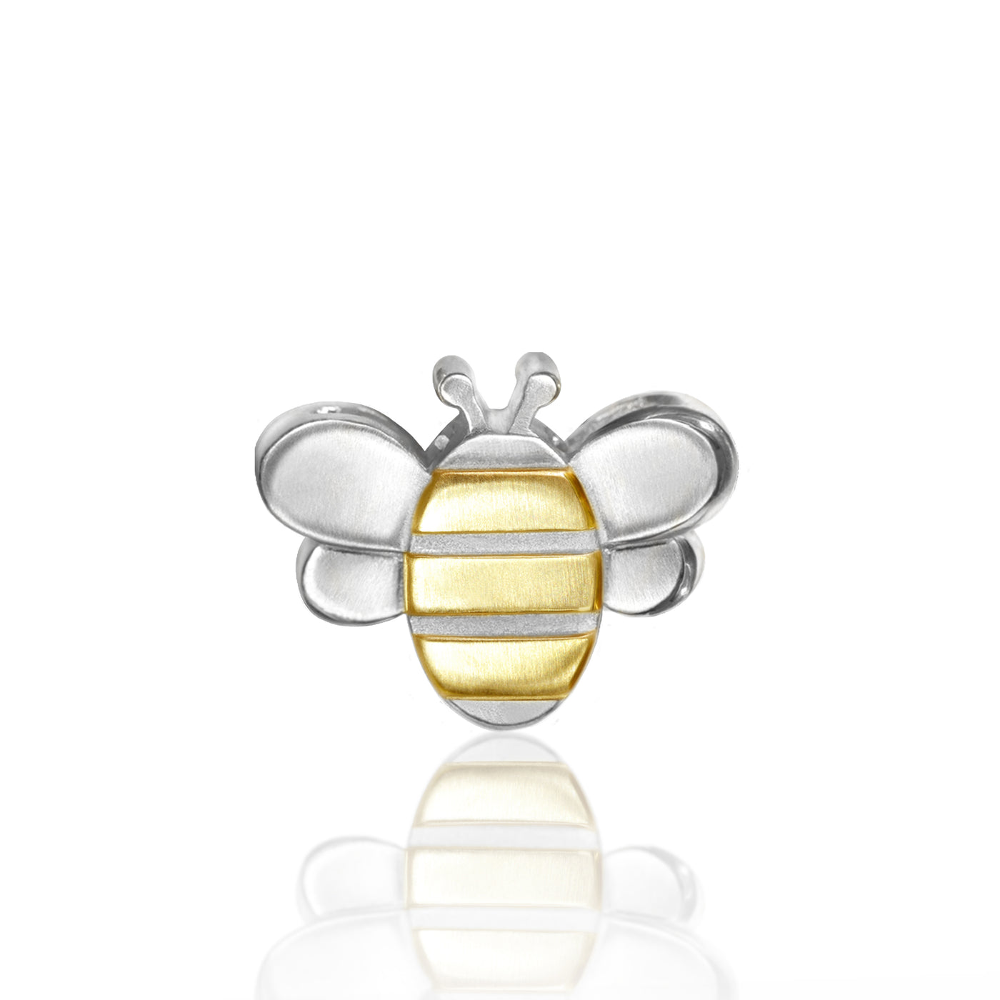 Alex Woo Seasons Bee Charm Necklace Sterling Silver / 16 inch (Standard)