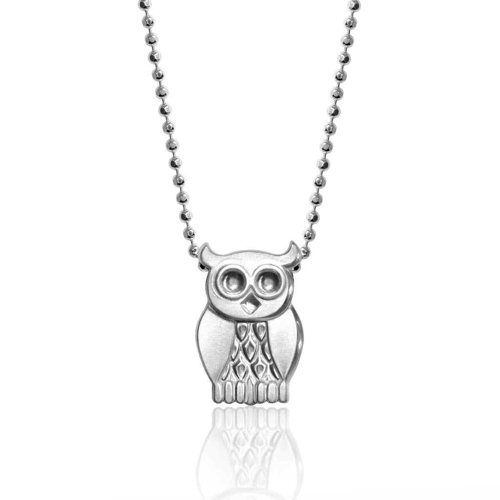 Alex Woo Seasons Owl Charm Necklace