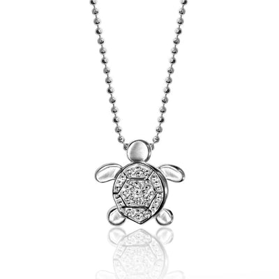 Alex Woo Seasons Sea Turtle Charm Necklace