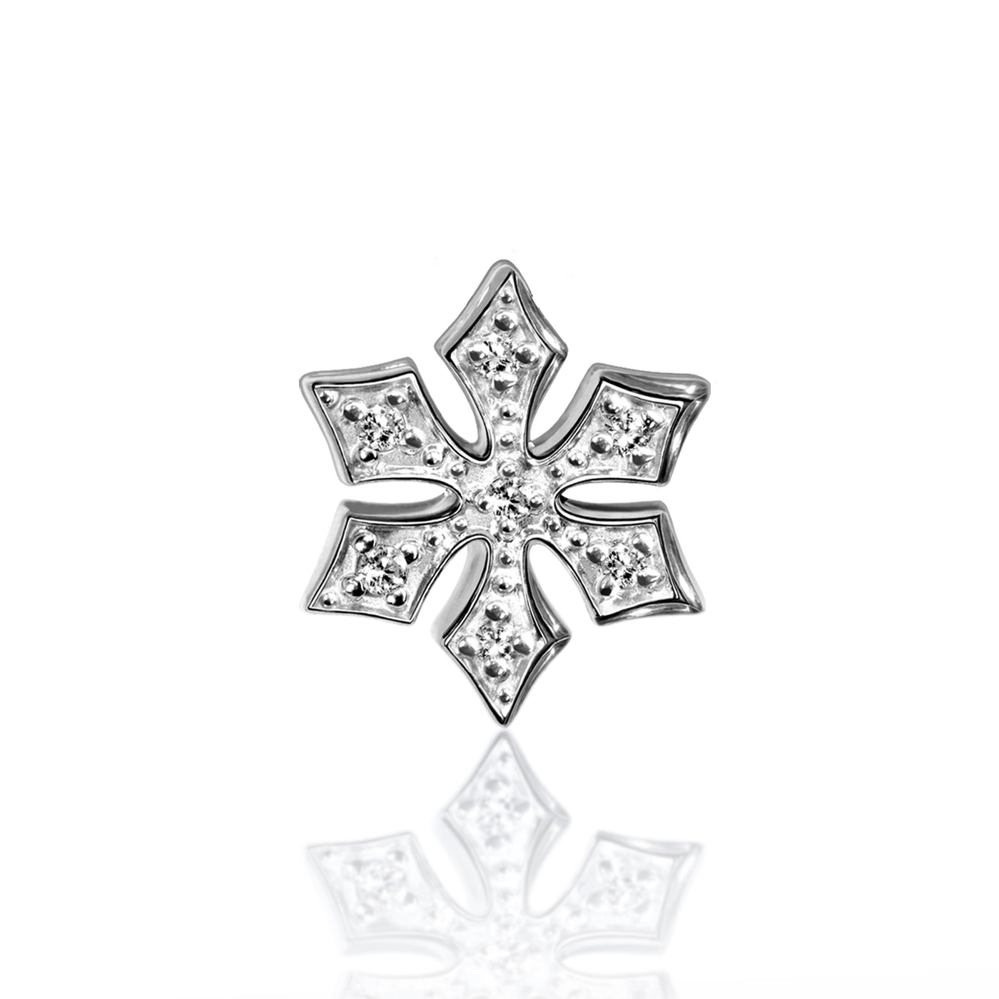 Alex Woo Seasons Snowflake Charm Necklace