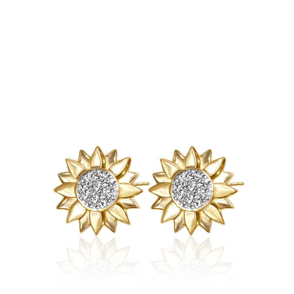 Alex Woo Seasons Sunflower Earrings