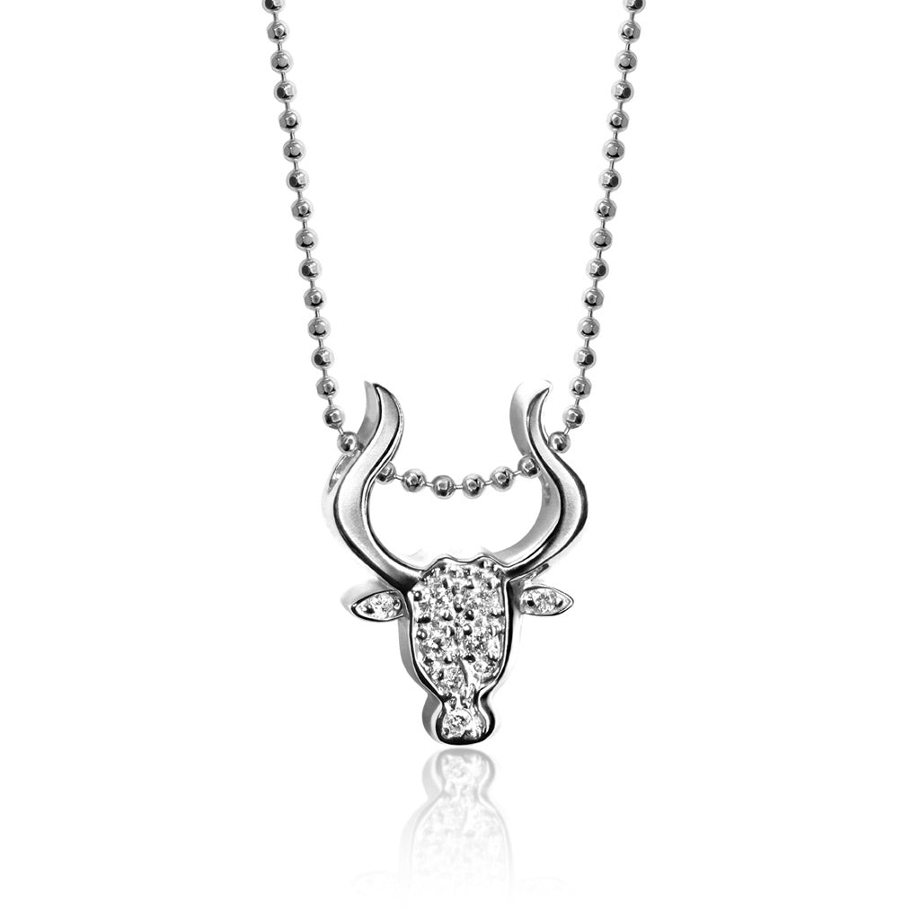 Alex Woo Zodiac Taurus Charm Necklace