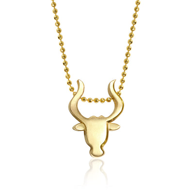 Alex Woo Zodiac Taurus Charm Necklace