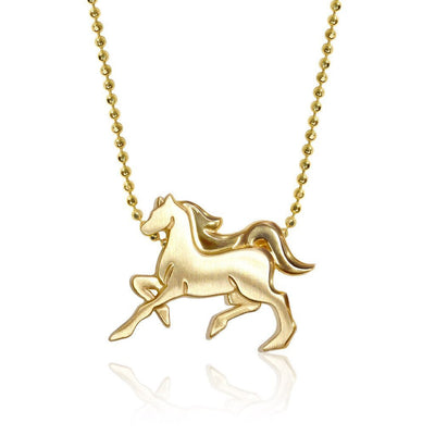 Alex Woo Zodiac Horse Charm Necklace