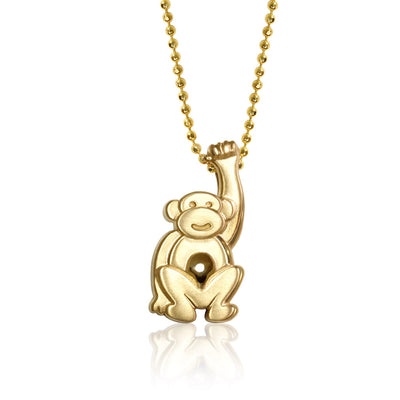 Alex Woo Zodiac Monkey Charm Necklace