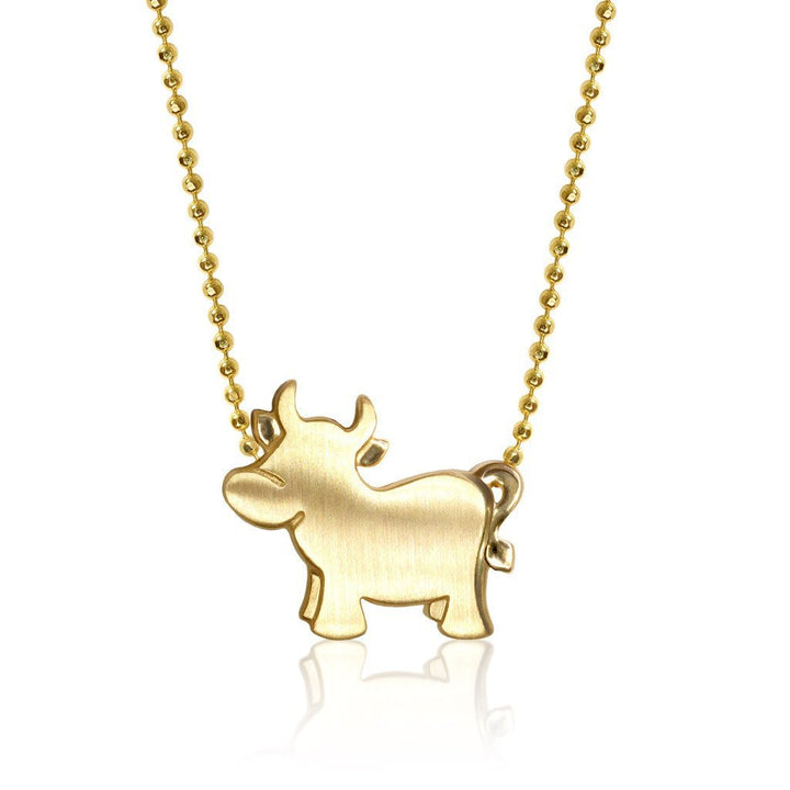 Alex Woo Zodiac Ox Charm Necklace