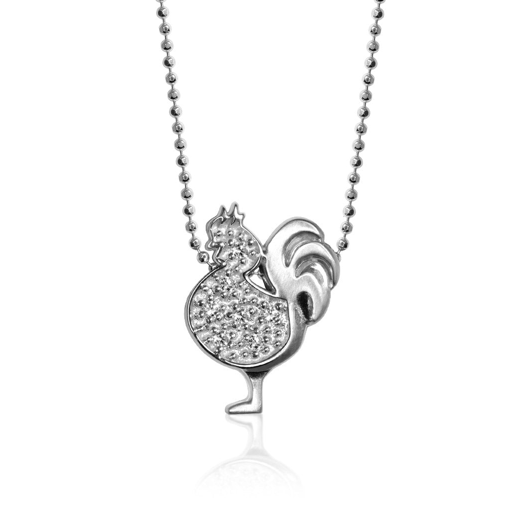 Alex Woo Zodiac Rooster Charm Necklace