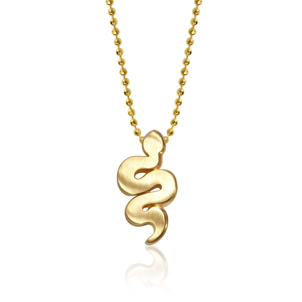 Alex Woo Zodiac Snake Charm Necklace