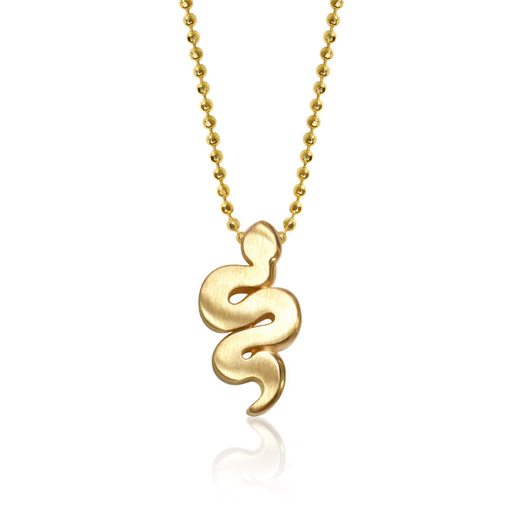 Alex Woo Zodiac Snake Charm Necklace