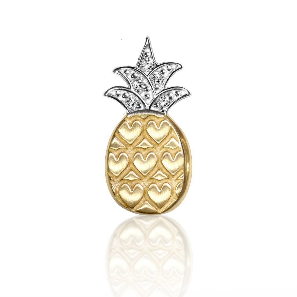 Alex Woo Vegas Pineapple Charm Necklace