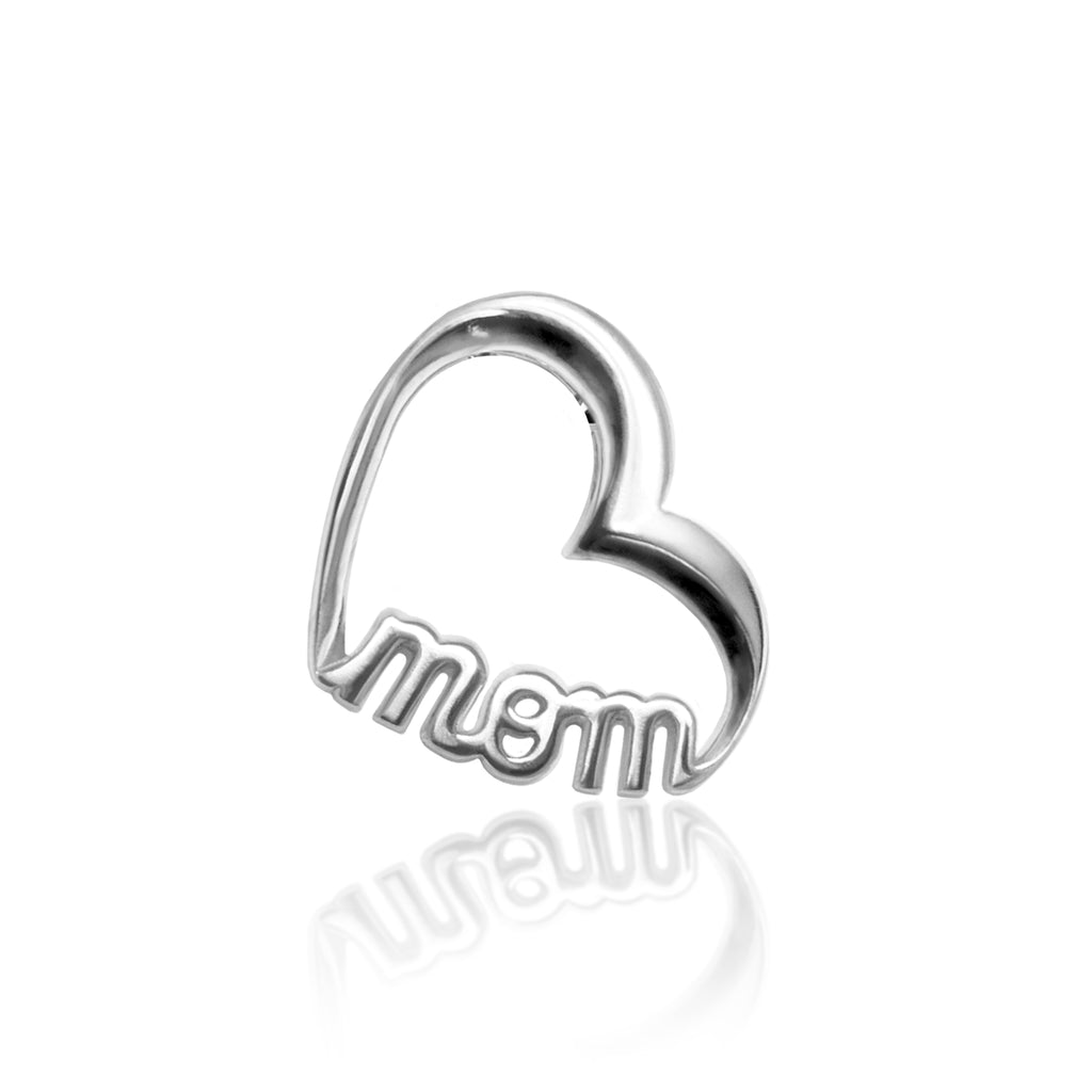 Alex Woo Words Mom Heart Charm Necklace – Alex Woo Jewelry