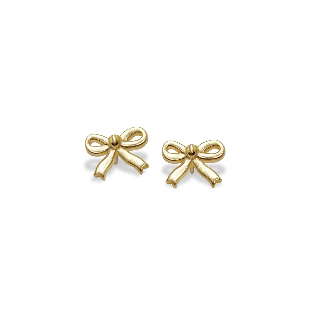 Tiffany & Co. 18K Gold & Silver Twist Rope Coil Ribbon Bow Earrings Vi –  TheLuxuryExpress
