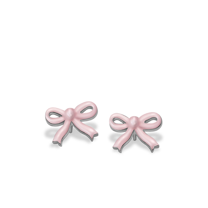 Pink Ribbon Bows, Pair of Baby Pink Bows, 3 Inch, Pair of Pink