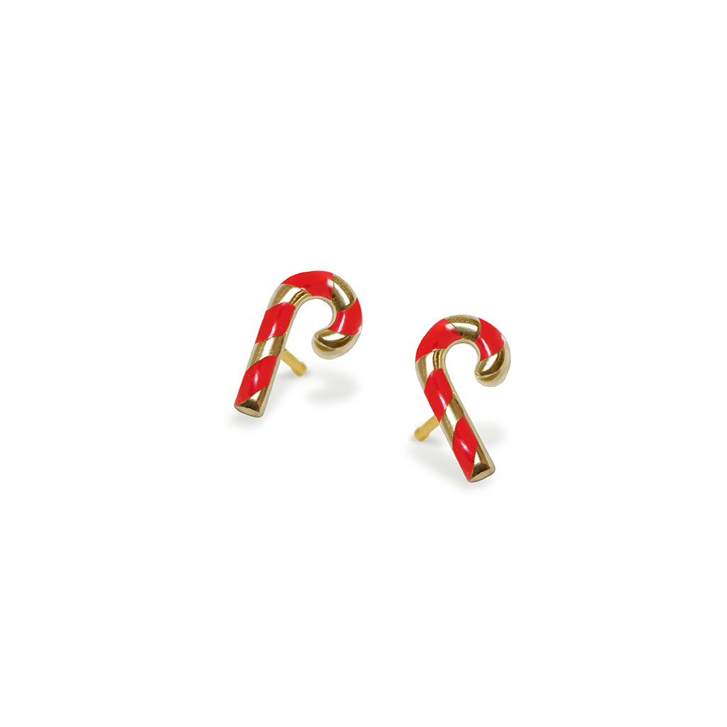 Alex Woo Mini Additions™ Candy Cane Earrings