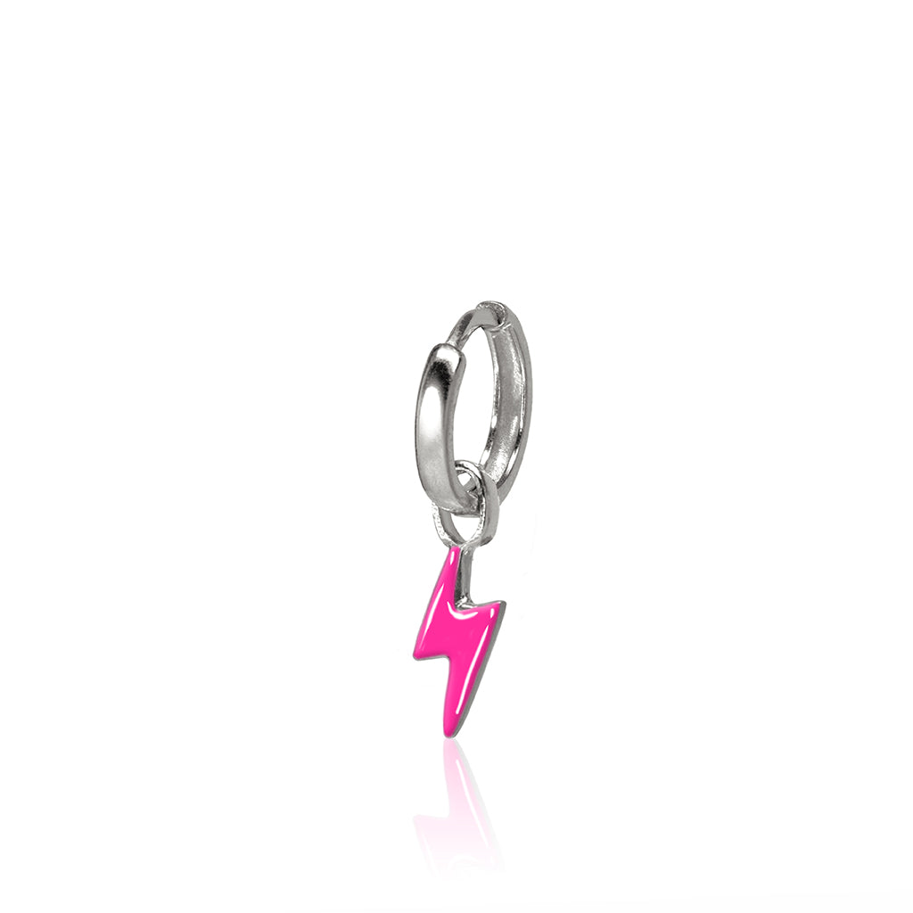 Mini Lightning Bolt Huggie Charm