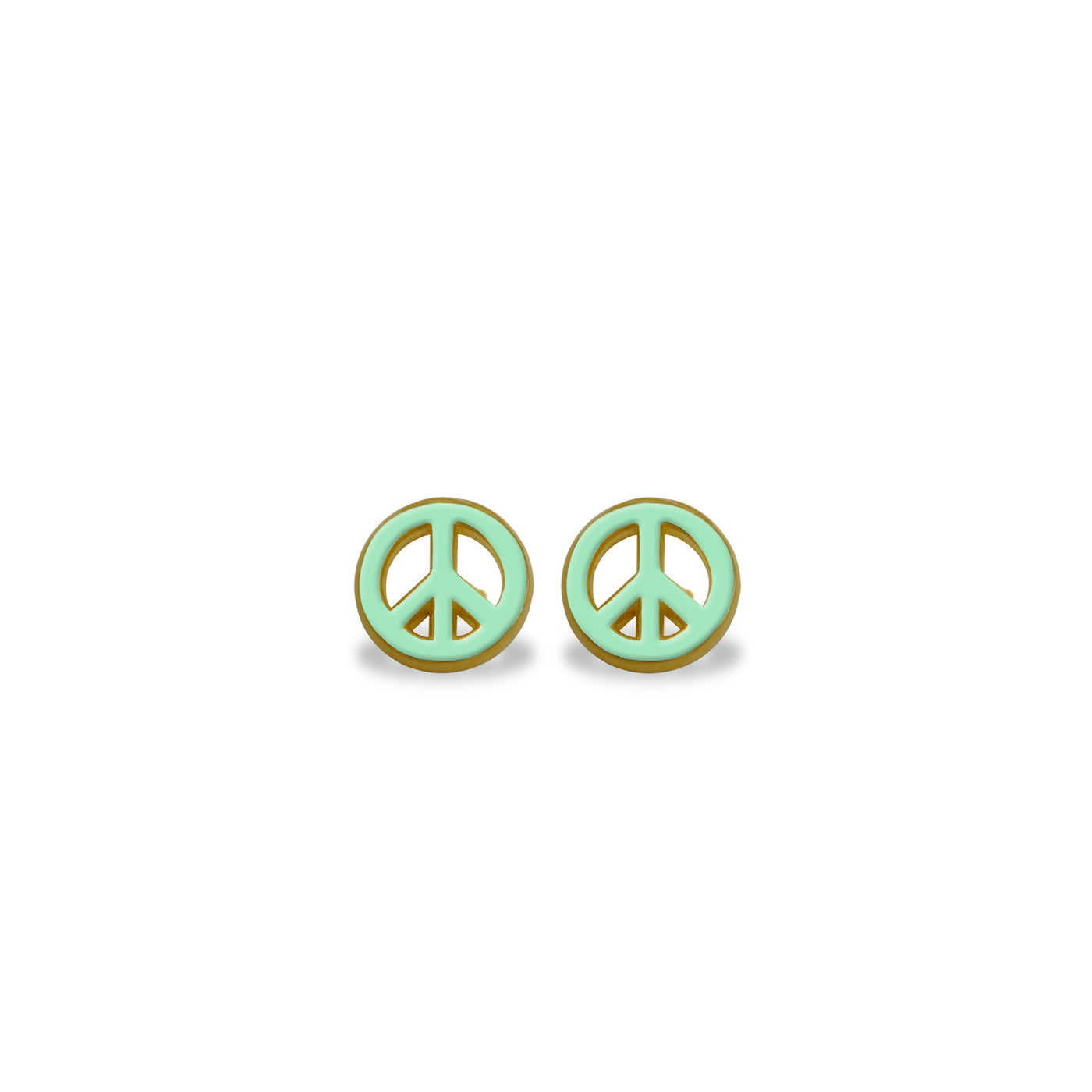 Mini Additions™ Peace Sign Earrings