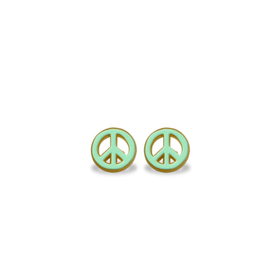 Mini Additions™ Peace Sign Earrings