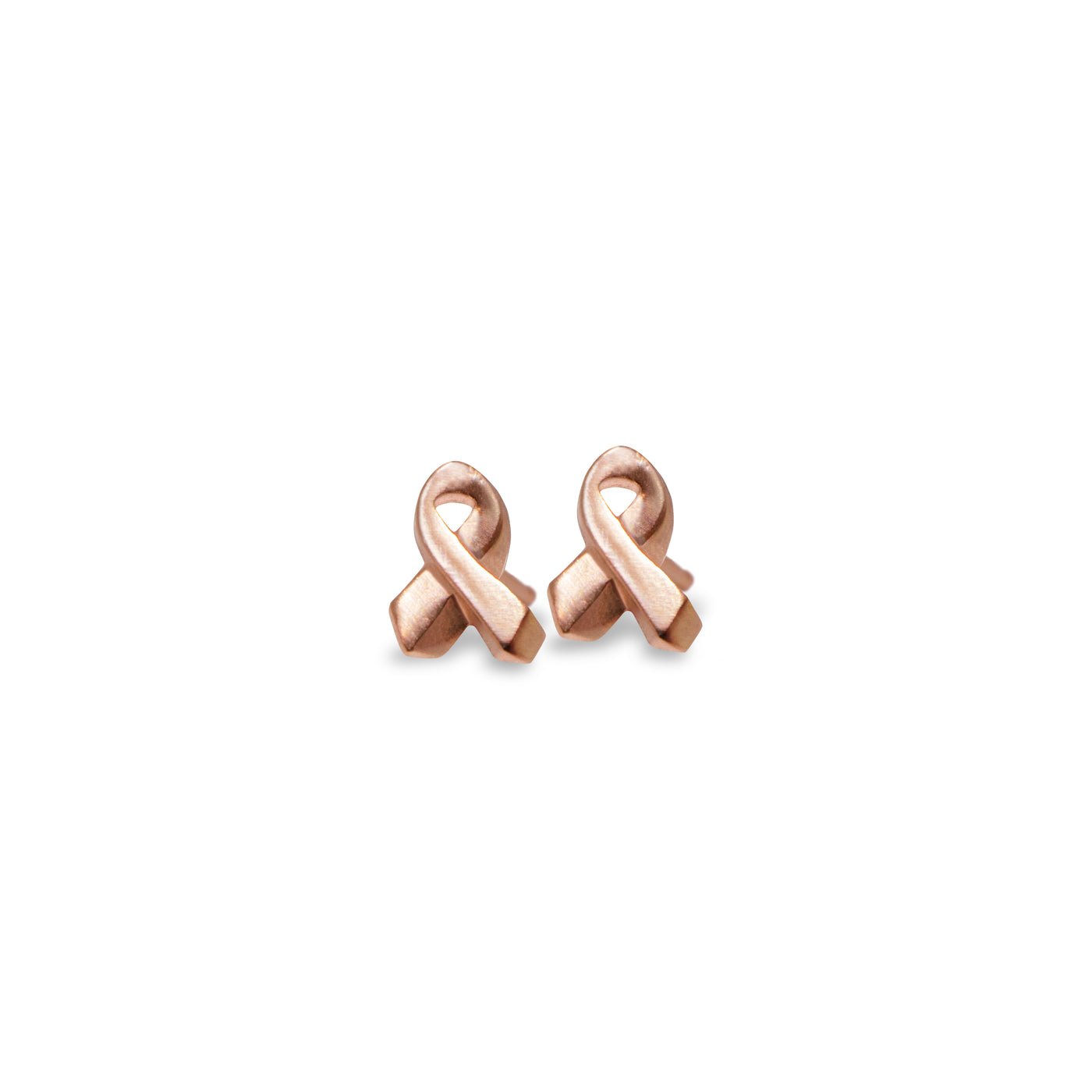Mini Additions™ Breast Cancer Ribbon Earrings