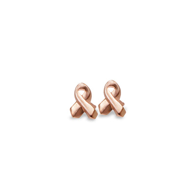 Mini Additions™ Breast Cancer Ribbon Earrings