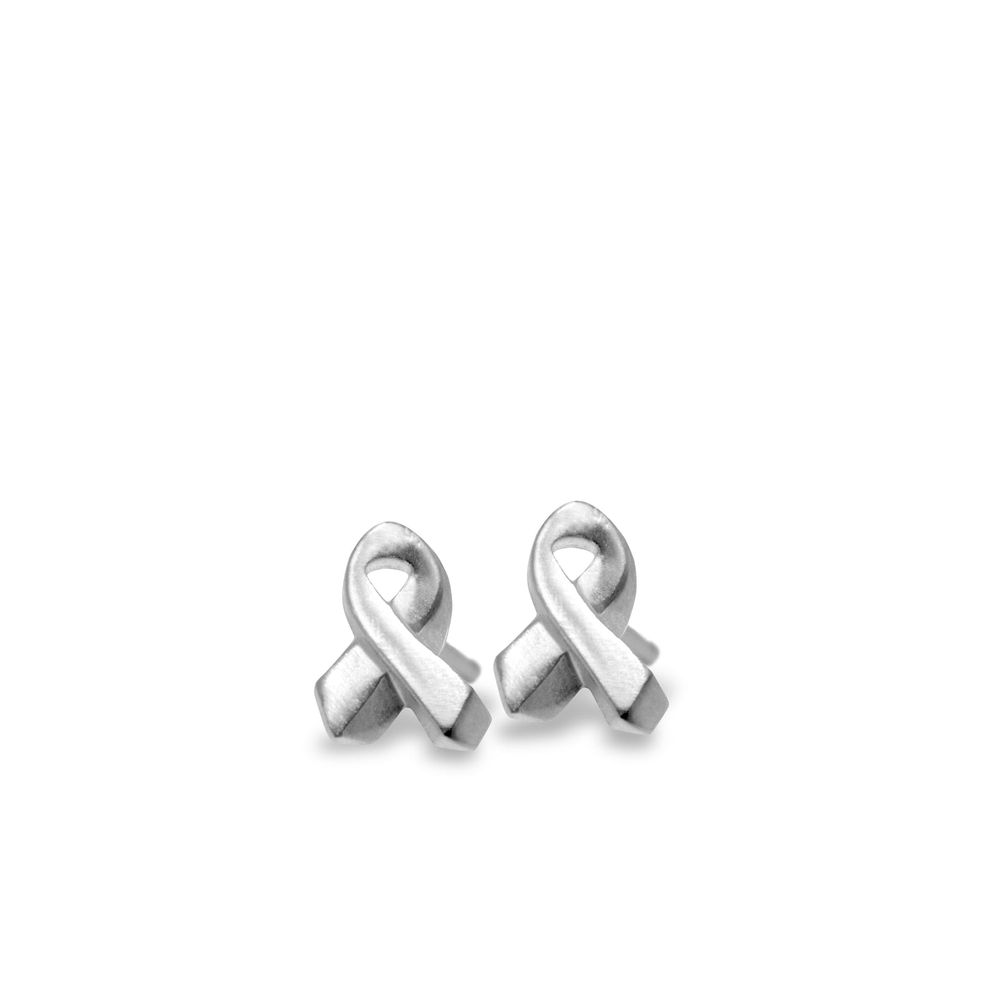 Mini Additions™ Breast Cancer Ribbon Earrings
