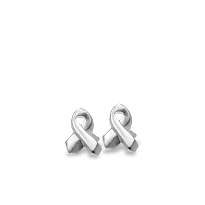 Mini Additions™ Breast Cancer Ribbon Earrings